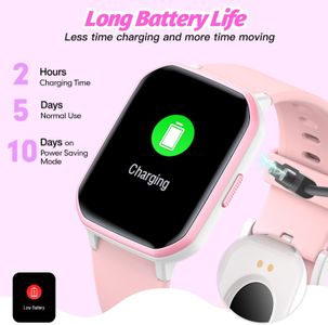 Kids Smart Watch – Pink Touchscreen GPS Tracker