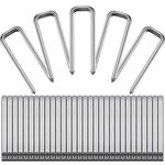 160 Pieces Shutter Louvers Staples Plantation Shutters Tilt Rod Silver Shutter Repair Staples Replace Missing Staples for Windows Tools Supplies, Metallic