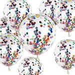 Colorful Confetti Balloons 50 PCS 12 inch Party Balloons pack Strong Thicken Balloons for Birthday, Kids Party, Weddings, Baby Shower Events Decorations Accessories (Colorful Confetti Balloons)