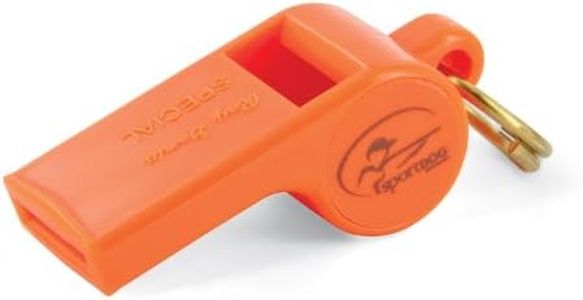 SportDOG Brand Roy Gonia Special Whistle Without Pea - Hunting Dog Training Whistle with Easy-to-Blow Design - Orange