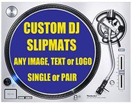 Custom Personalised DJ Slipmat with an Image, logo or Text of Your Choice