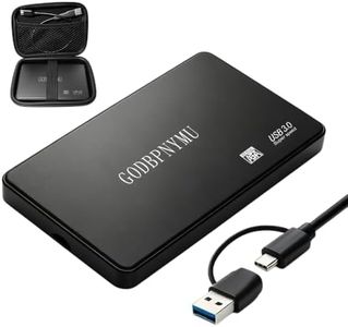 GODBPNYMU External Hard Drive, USB 3.0-C Plug-and-Play,Portable Hard Drive