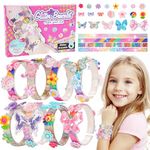 Girls Birthday Present 5 6 7 8 Year Old Girls Gifts: Friendship Bracelet Making Kit Craft Kits for Kids Girls Toys Age 6 7 8 9 10 Jewellery Making Kit Party Favors Supplies Gifts for Girls Age 5-12