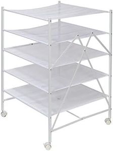 Honey-Can-Do 5-Tier Flat Drying Rack DRY-08550 White