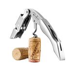 Benkia Waiters Friend Corkscrew - Professional Stainless Steel Wine Opener - Foil Cutter for Bartenders - Decorative Wine Bottle Opener