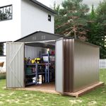 8 x 12 Ft Outdoor Storage Shed, Met
