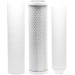 Replacement Filter Kit for Puromax PC4 RO System - Includes Carbon Block Filter, PP Sediment Filter & Inline Filter Cartridge