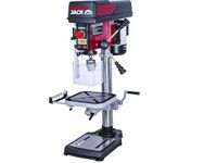 LUMBER JACK Pillar Drill Press Variable Speed Digital LED Display, 16mm Chuck Takes MT2, 550W Motor with Cast Iron Table Top Also Includes Cross Line Laser and Worklight