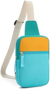 cotmcor Valentines Day Gifts for Kids: Fanny Pack Birthday Gift for 8 9 10 11 12 Year Old Teen Girls Trendy Stuff, Preppy Colorblock Crossbody Bag Adjustable Sling Belt Bags Purse for Travel Outdoor