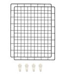 KAIAIWLUO Wall Grid Panel,2 PCS Photo Display Gridwall Wire Photo Display Board with Clips Photo Display Shelf Notice Board Picture Wall Organizer for Hoom Office Kitchen