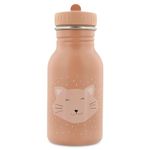 Trixie Drinking Bottle - Mrs. Rabbit - 350ml Stainless Steel Water Bottle for Kids - Pink - Leakproof - Eco-Friendly and BPA-Free