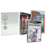 MALKO 10 Pack Video Game Protector Case Compatible with: PS2 | WII - WII U | Gamecube | Xbox & DVD Standard Case | Acid Free Protective Sleeve