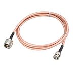 uxcell Low Loss RF Coaxial Cable Connection Coax Wire RG-142 N Male to BNC Male 243cm