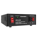 Universal Compact Bench Power Supply- 30 Amp Regulated Home Lab Benchtop AC-to-DC Converter 13.8 Volt, Cooling Fan, Anderson Powerpole® - Jesverty SPS-1333