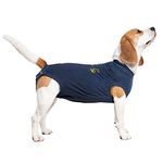 MPS Medical Pet Shirt Dog, Surgery Recovery Suit, Blue, Small +