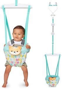 Infantino 2-in-1 Music & Lights Doorway Jumper - Engaging Activity Jumper with Motion-Activated Sounds for Babies, Fox