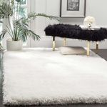 ARSLA RUGS Plain Rugs for Kids Room Fluffy Soft Area Rug for Hall, Fur Carpet for Girls Room Floor mat Carpet for Bedroom Handwoven Rug for Home Carpet for Living Room 10x10 Square feet