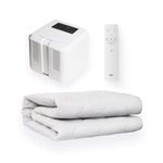 Hydro Snooze Water Cooling and Heating Mattress Topper, Mattress Cooling Bed Pad for Night Sweat, Ideal for Hot Sleepers, 15°C - 55°C, Comfort for All Seasons, 160 cm x 200 cm, King