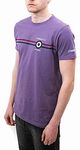 Lambretta Mens Tipped Pique T-Shirt Tee Top Olive L