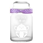 Let's Make Memories Personalized Candy Jar - Easter Friends Candy Jar w/Airtight Lid - Holds 31 oz. - Chick