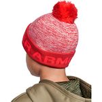 Under Armour Kids Gametime Pom Beanie - Martian Red/Beta Red, One Size