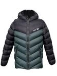 LURE JUNIOR Boys Winter Wear Hooded Puffer Jacket For Kids Dark Green 4-6 Years