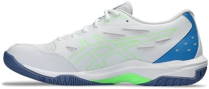 ASICS Men's Gel-Rocket 11 Sneaker, White Lime Burst, 10.5 US