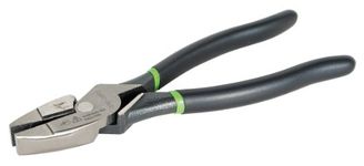 Greenlee 0151-09FD Linesman Pliers with Puller, Dipped Grip, 9-Inch