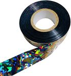 Ugold Silver Bird Scaring Reflective Tape, Holographic Ribbon, Ideal for Garden, Patio, Field and Fence - 1'' x 500 Ft (Silver)