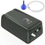 Pawfly Portable Battery-Operated Air Pump with Air Stone and Silicone Tubing for Aquarium/Outdoor Fishing, 40 Gallon