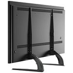 MOUNTUP Universal TV Stand, Table Top TV Stand for Most 27-65 Inch LCD Flat Screen TVs, Detachable TV Leg Fits Max VESA 800x600mm, TV Base with 3-Level Height Adjustment, Hold up to 88LBS MU1010