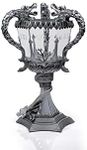 Harry Potter Triwizard Cup Battery Operated Mood Light | 13-Inch Tall LED Lamp,Silver