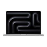 Apple 2023 MacBook Pro laptop M3 Pro chip with 12‑core CPU, 18‑core GPU: 16.2-inch Liquid Retina XDR display, 18GB unified memory, 512GB SSD storage. Works with iPhone/iPad; Silver