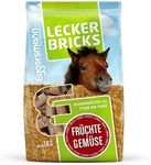 Eggersmann Lecker Bricks Früchte+Gemüse - Treats with beetroot and carrot - Treats for horses and ponies - 1 kg