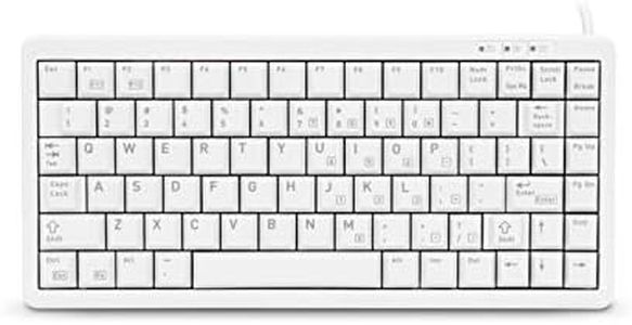 CHERRY ML 4100 Ultraslim Keyboard- Light Gray - US 83 Key Layout. USB & PS/2 (G84-4100LCAUS-0)