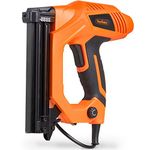 VonHaus Electric Nail Gun - 9A 2-in-1 Brad Nailer/Electric Staple Gun - 300 x 19mm Staples & 100 x 25mm Nails Included - Ideal for DIY, Woodworking, Construction Jobs