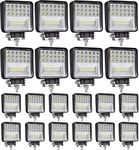 WINBANG LED Light Pods, 4inch 126W Square LED Work Light, Spot & Flood Light Off Road Light, Led Fog Light Driving Light Boat Light for Truck Pickup SUV ATV UTV Waterproof (20 Pack)