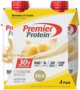 Premier Protein 30g Protein Shakes, Bananas and Cream, 11 Fluid Ounces, (Pack of 4)