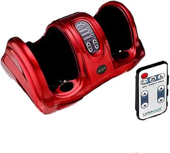 Robocura Foot and Leg Massager for Pain Relief & Kneading Function for Improving Blood Circulation (1 Year Warranty, Red)