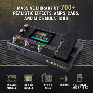 HeadRush Flex Prime Multi-Effects Guitar Pedal – Versatile FX Processor