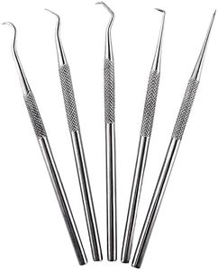 JC Performance ? 5pc Solid Stainless Probe Picks A/C O-Ring Compression Fitting Gasket Removal Tool