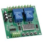 YYB-5 12v 24v Forward/Reverse Motor Control Board Two Relay Timing Cycle Module