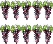 VEOAY 10 Bunches Fake Grapes Decora