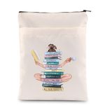 FEELMEM Colleen Hoover Gift It Ends with Us Book Pouch COHO Reader Gift Hoover Books Png Book Sleeve