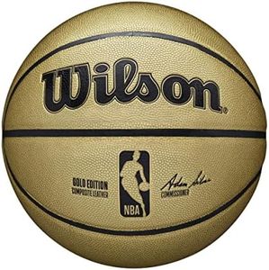 WILSON NBA Alliance Series Basketball - Gold Edition, Size 7-29.5"