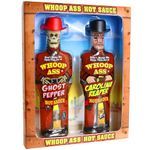 Premium Ghost Pepper Hot Sauce and Carolina Reaper Hot Sauce Gift Set - Packaged in Collectible Figurine Bottles – Perfect for Chicken Wings or a Gift for the Hot Sauce Fanatic