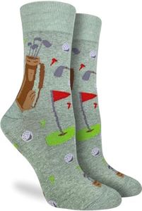 Good Luck Sock Women's Golf Green Socks, Adult, Shoe Size 5-9