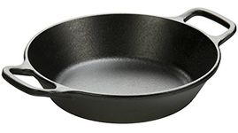 Lodge L5RPL3 Cast Iron Round Pan with Loop, 8 Inch (Black)