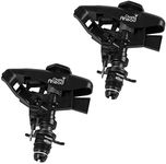 Oasis Ahead Pulsating Long Range Lawn Plastic Impact Sprinkler Head Q-250 Twin-Pack With 1/2" Thread For Up To 360° Watering Of Your Garden