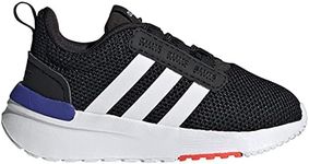 adidas Kids Racer TR21 Running Shoe, Black/White/Sonic Ink, 5 US Unisex Toddler